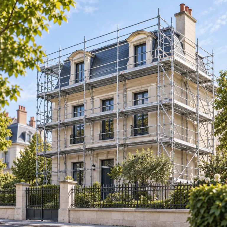 Échafaudage Compiègne sur un bâtiment résidentiel ou tertiaire